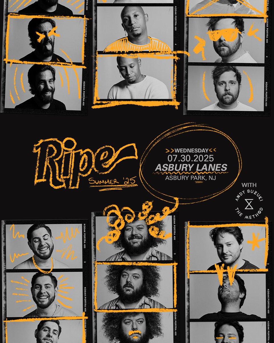 NEW OPENER ADDED! <a href="/andtheMethod/">AndySuzuki&TheMethod</a> joins Ripe at Asbury Lanes Wed, 7/30! Grab your tix now for a theatrical rock &amp; roll experience you won't soon forget!

🎟: bit.ly/3IlXoeR