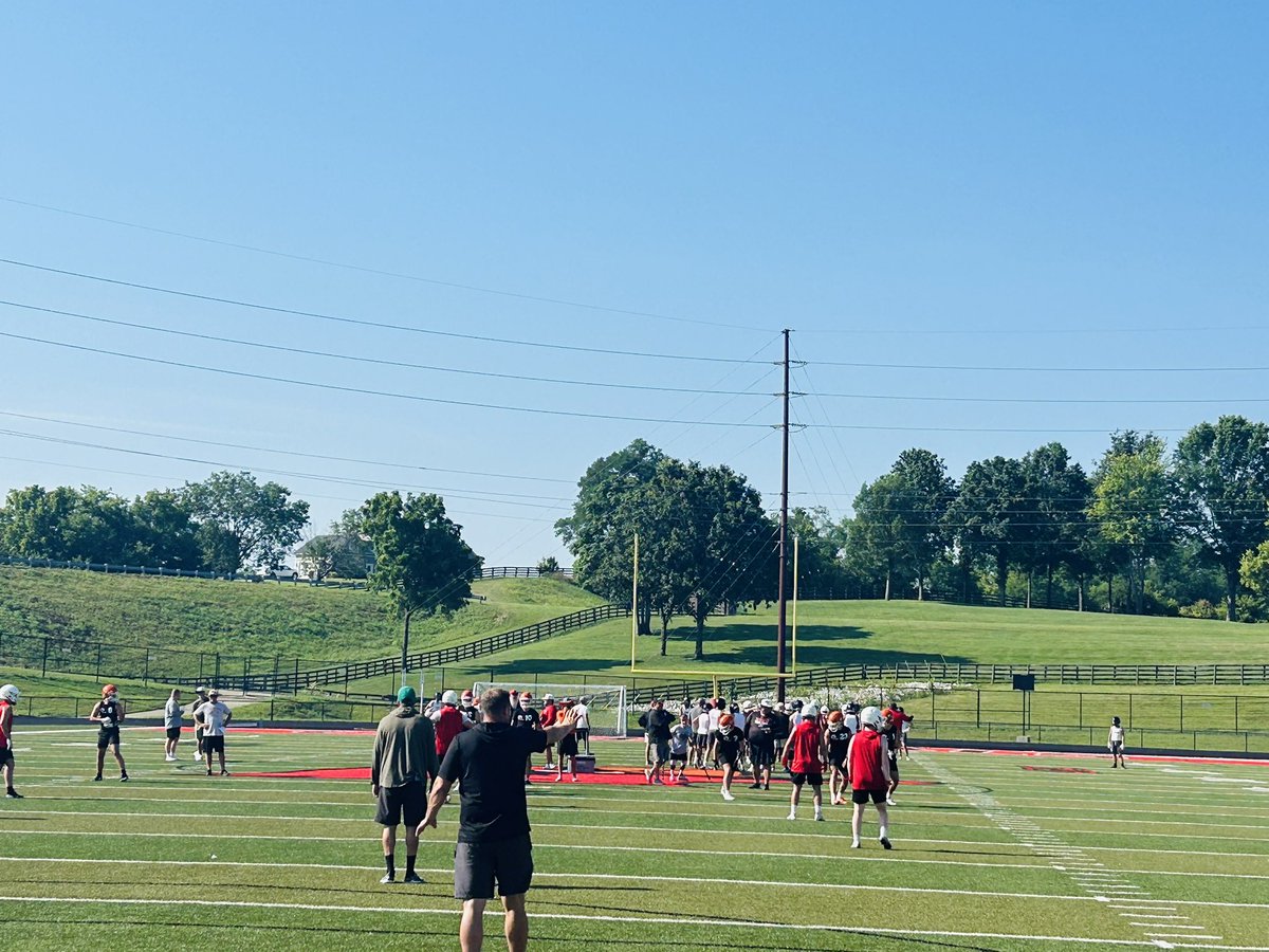 7v7 this morning at GRC with Boyle and Raceland