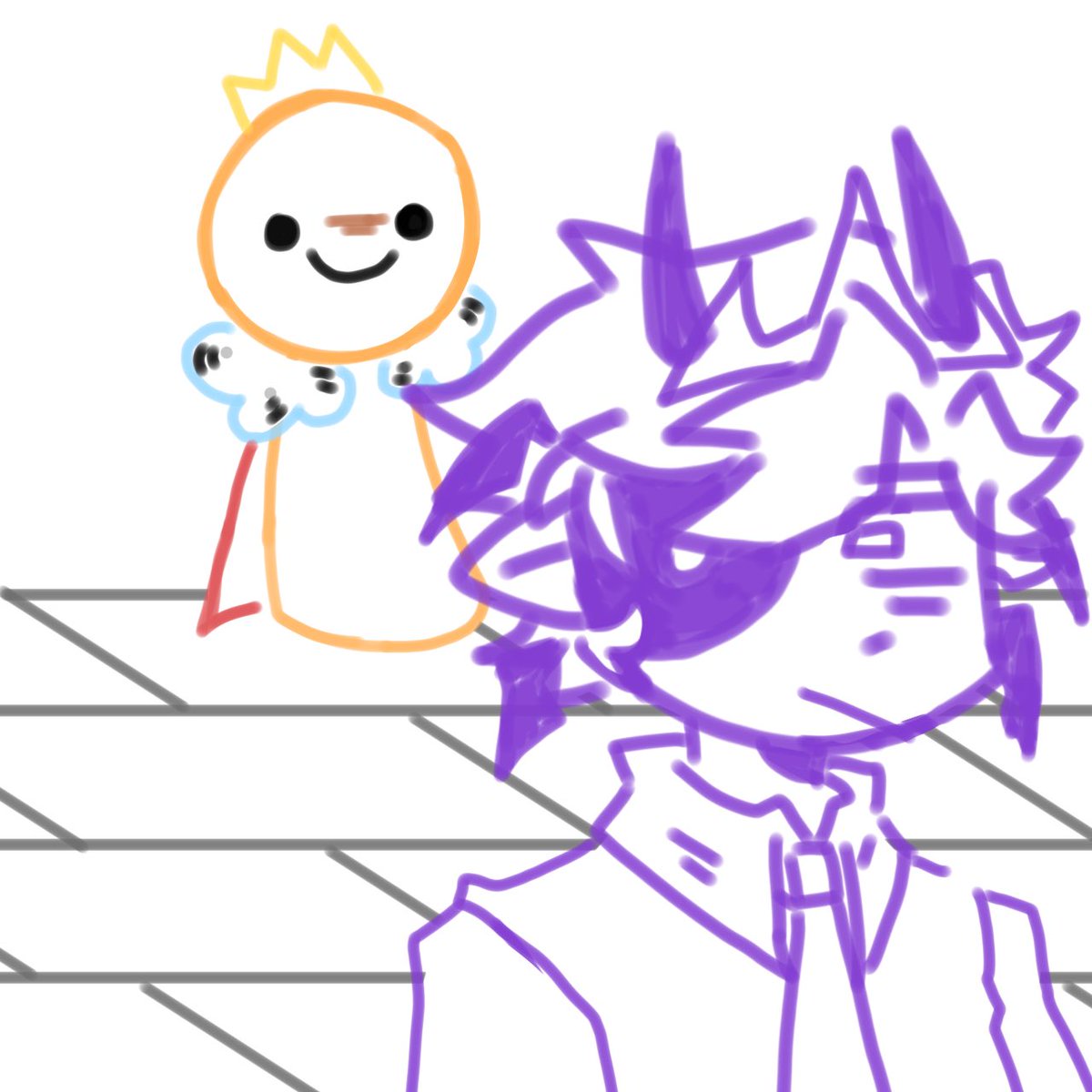 dailymutinyduo's tweet image. Day 338 🦴
He’s right behind me isn’t he….