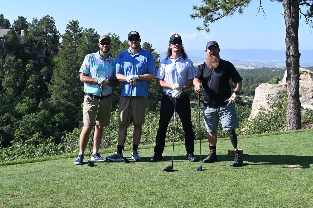 AMFGotYour6's tweet photo. American Military Family kicked off it's 2-Day
Celebration of American Heroes with our Charity Golf Tournament at The Ridge at Castle Pines North. https://t.co/51gNMquNnL