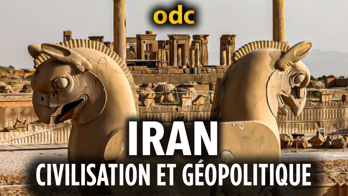 Lien : youtu.be/FejeLaPxAqY?si…
De la Perse antique à l'Iran contemporain, quelles sont les constantes civilisationnelles qui continuent d'agir en profondeur et à structurer la vision géopolitique iranienne? 
Avec <a href="/AlexGoodarzy/">Alexandre</a>