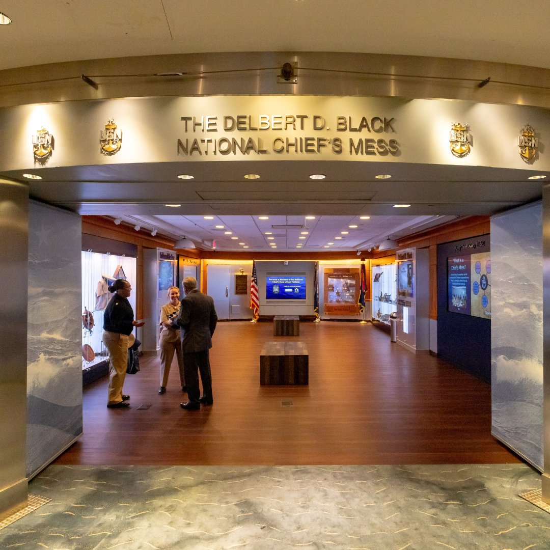 Today, we honor the birthday of the first Master Chief Petty Officer of the Navy, Delbert D. Black—the first to hold the Navy’s highest enlisted position. His legacy lives on in the Delbert D. Black National Chief's Mess at the Navy Memorial. #NavyChief #MCPON