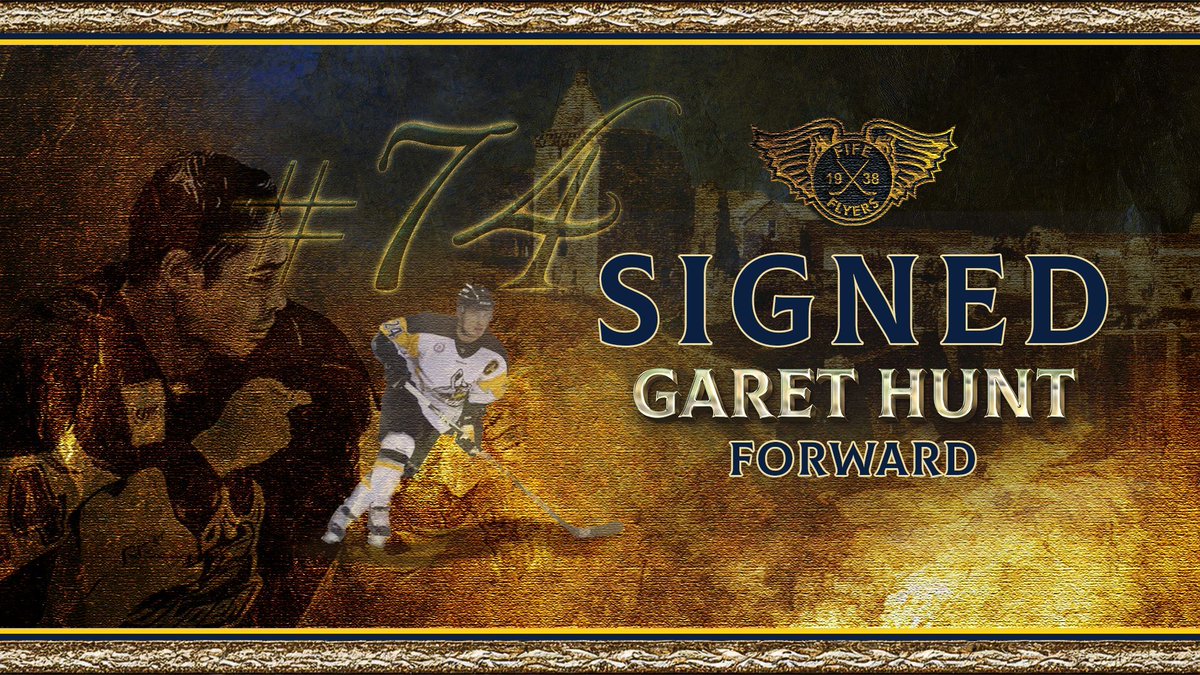 ✍️ | 𝐄𝐕𝐄𝐑𝐘 𝐊𝐈𝐍𝐆𝐃𝐎𝐌 𝐍𝐄𝐄𝐃𝐒 𝐀 𝐖𝐀𝐑𝐑𝐈𝐎𝐑 

Fife Flyers Ice Hockey Club are delighted to announce the signing of Canadian forward Garet Hunt for the 2025/26 season. 

👉🔗 fifeflyers.co.uk/2025/07/11/eve…
