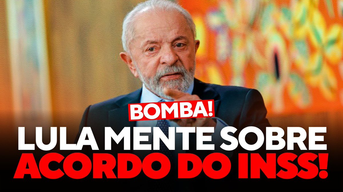 🚨 O INSS fez um “acordo leonino” no STF pra se proteger de indenizações e fraudes que ele mesmo cometeu, e o governo Lula finge que nada está acontecendo.

Quem paga a conta? O aposentado que trabalhou a vida toda.

👉🏻 Assista ao vídeo completo e entenda: youtu.be/twmLBx6N5_8