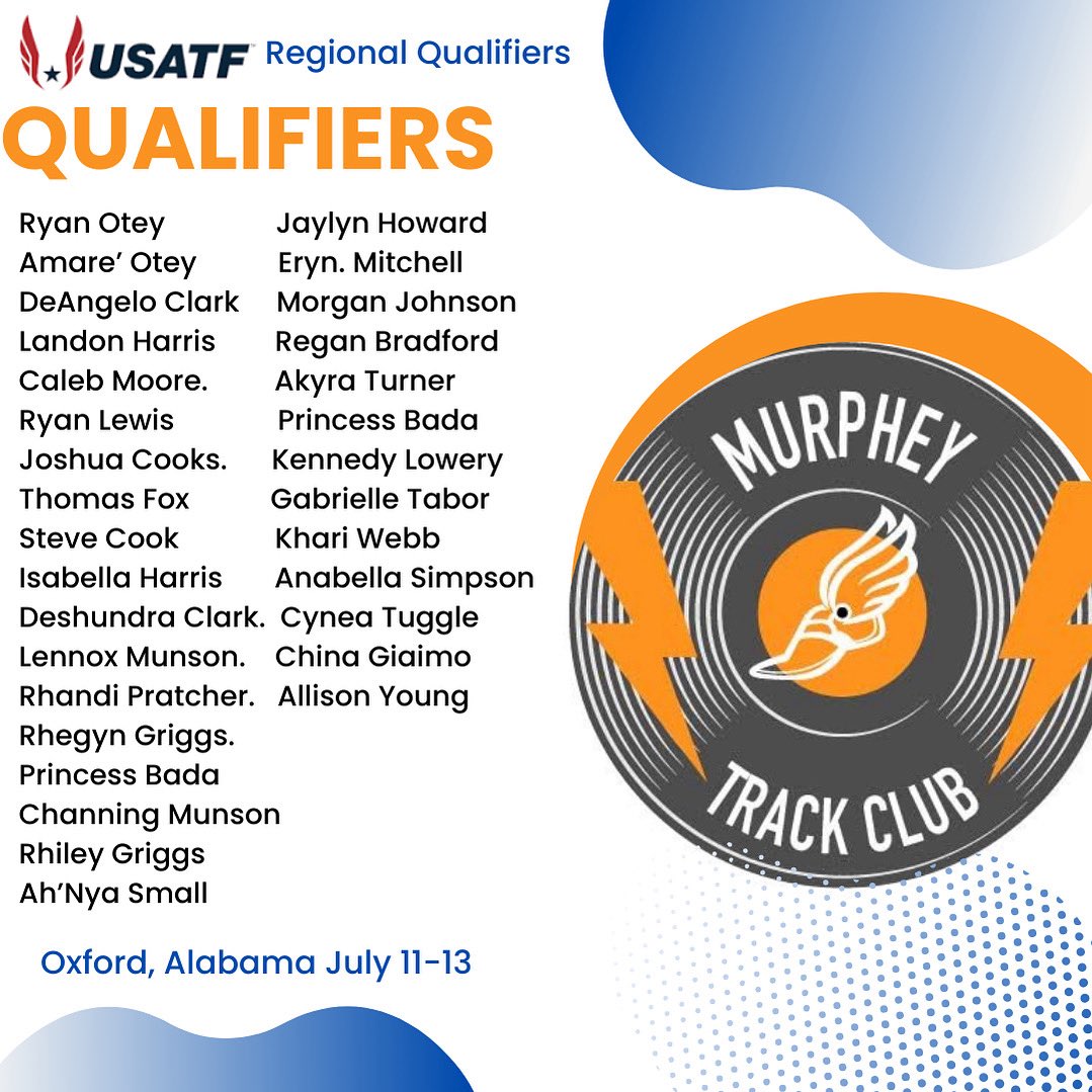 Let’s go Regional Team! Looking forward to some PR’s