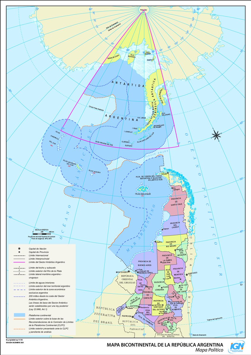 VividMaps's tweet photo. Argentina, flipped upside down 🇦🇷
This official south-up map shows the country’s bicontinental view—from the Pampas to Antarctica.
It’s a fresh way to see the world.
🗺️ https://t.co/J8CY72rRLq
#maps #argentina #southup #malvinas #antarctica #cartography https://t.co/epqhaZIyuZ