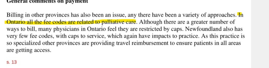Alexander Raikin (@alexanderraikin) on Twitter photo Why are "all the fee codes" for euthanasia "related to palliative care" in Ontario? Why are "all the fee codes" for euthanasia "related to palliative care" in Ontario?