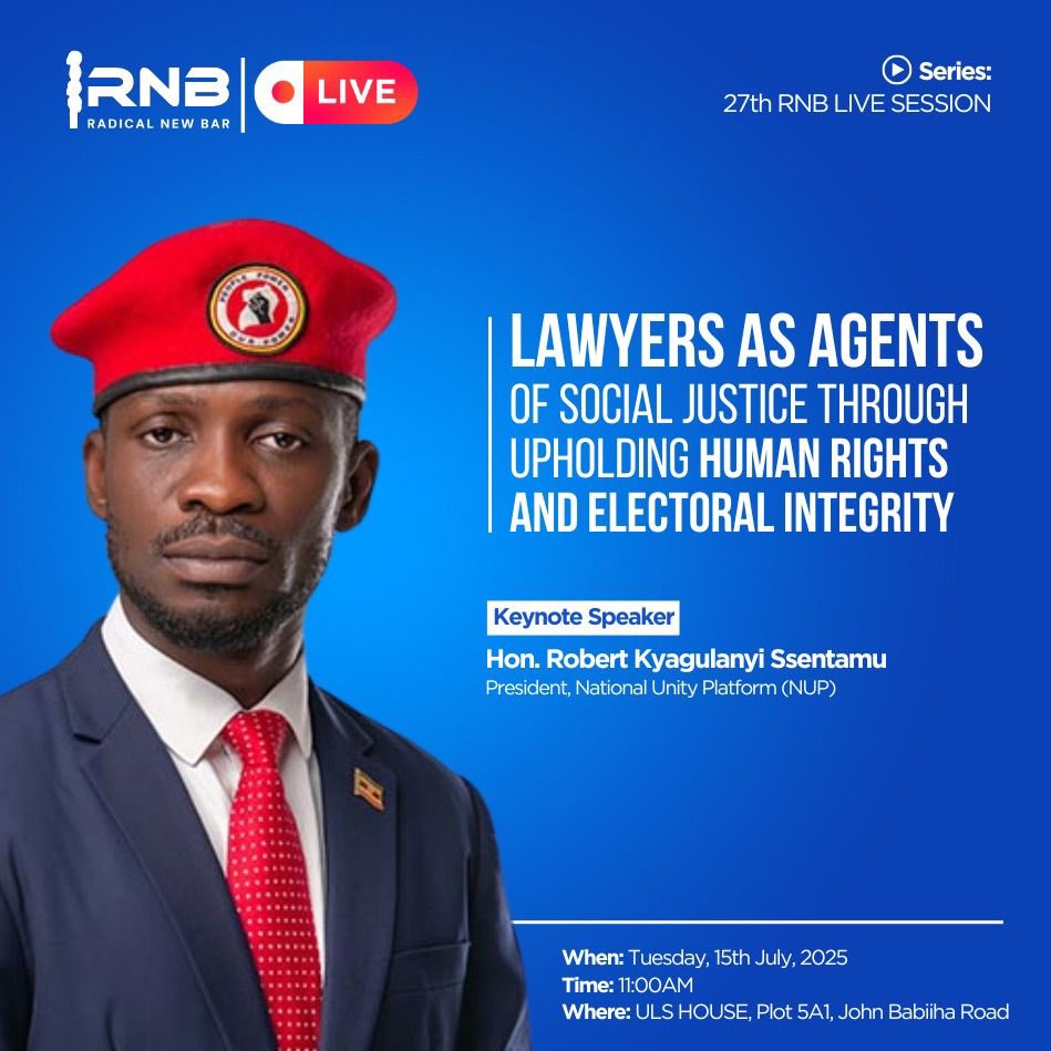 REBELS: It is HIM <a href="/HEBobiwine/">BOBI WINE</a>, Rebel No 1
#RadicalNewBar #NoApology #NoGulag