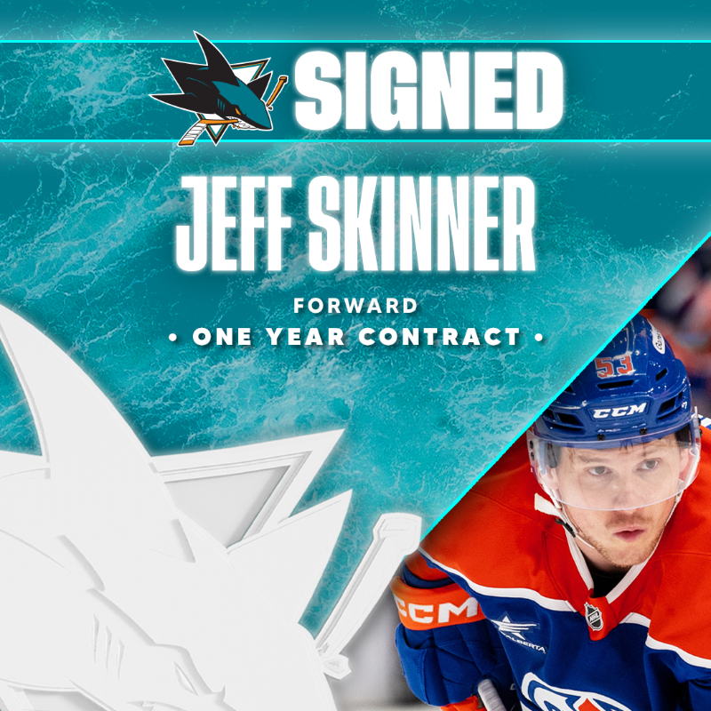 SanJoseSharks's tweet photo. Jeff Skinner is a Shark 🦈