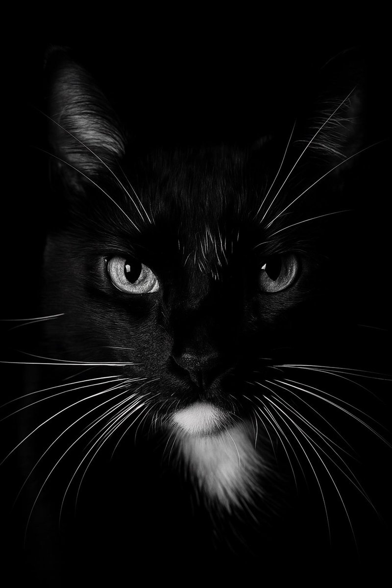 swingonastar3's tweet image. Yes, I jumped on the AI trend for pet portraits. It captured his attitude purr-fectly. @jk_rowling Does he still capture a bit of your version of Strike? These are his 1 year old birthday pictures 🐈⬛ #cormoranstrike #TRG
