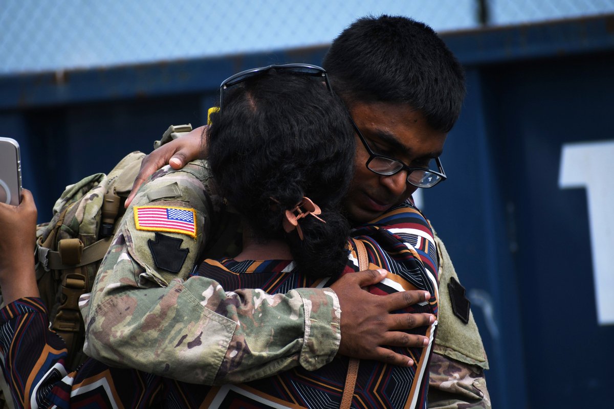 PANationalGuard's tweet image. 🇺🇸 Welcome home! 🇺🇸
Please join us in welcoming home these Soldiers from the 56th Stryker Brigade Combat Team who returned this week from a nearly year-long deployment to Africa in support of Combined Joint Task Force-Horn of Africa.
📷: Maj. Travis Mueller & Spc. Aliyah Vivier