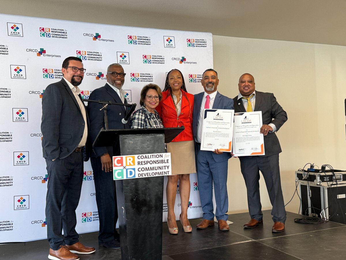 LACDevAuthority's tweet image. #FBF to the dual grand openings of Ruth Teague Homes & Marcella Gardens! Congratulations to @CRCD_SouthLA on delivering 112 new homes for households experiencing homelessness. We awarded $10.44 million in No Place Like Home funds to support the construction of these developments.