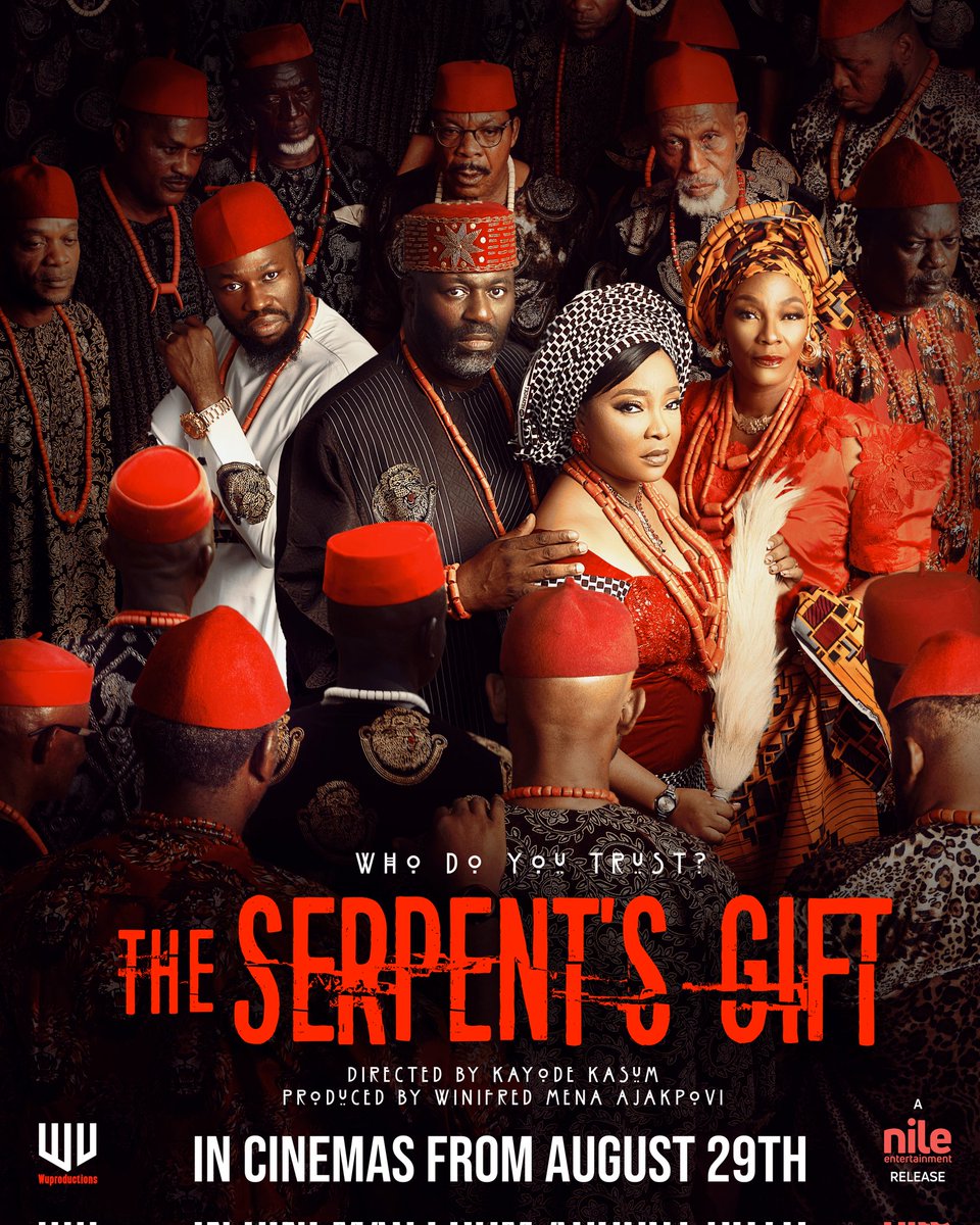 For those of you who have been missing me on your screens and cinemas... I heard and answered 😊.

The official poster is out for "The Serpent's Gift". Out in cinemas from the 29th of August.