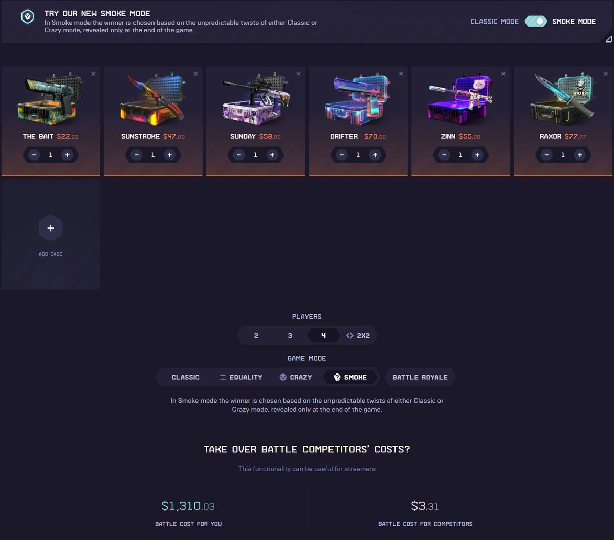 🎁$1310 Battle Giveaway Datdrop! (%99 sponsored)
🆚2x 1v1 (4 Winner)
💨Smoke Mode
✅Retweet + Like
💵Deposit $500 on code ''Raxor'' + ''Rax''

⏳Rolls 07.18 (Friday)

🛑Send *FullScreen* proof in comments .! (only the deposits after this post counts)!