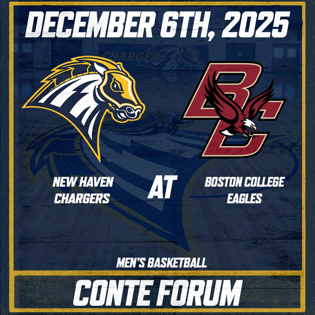 UNewHavenMBB's tweet image. Shipping up to Boston.

#BlueAndGold