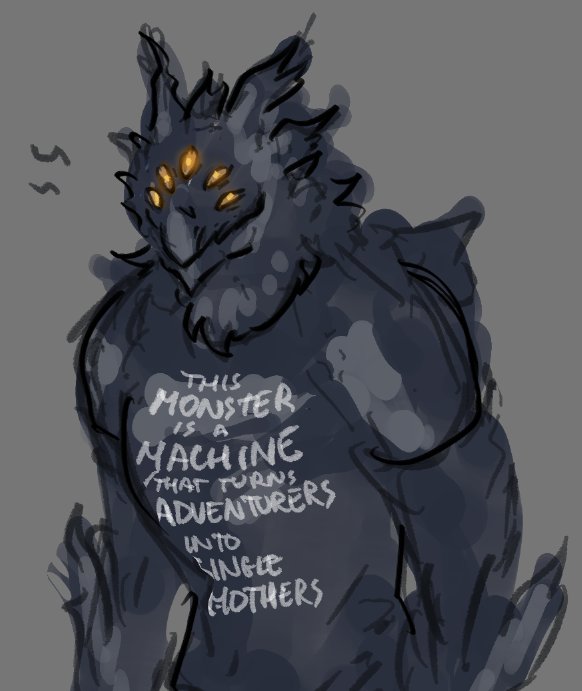 The Adventurers Guild would like to take this opportunity to remind everyone that despite "how much fun it is" monsterspit is not a sufficient source of hydration during the summer season.

Remember to stay hydrated!