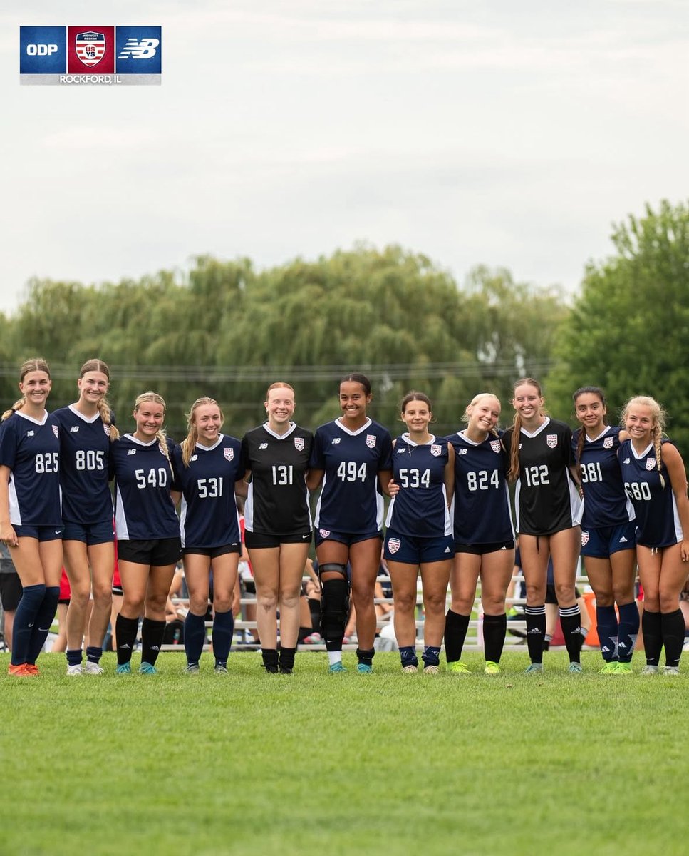 IsabellaKnese3's tweet photo. ODP Regional ID camp finished ✅ 
I had a great time competing with these girls and seeing old teammates. Thank you for having me @usysodp and I look forward to seeing the midwest regional team roster in mid August!! https://t.co/p7HL0L98Kd