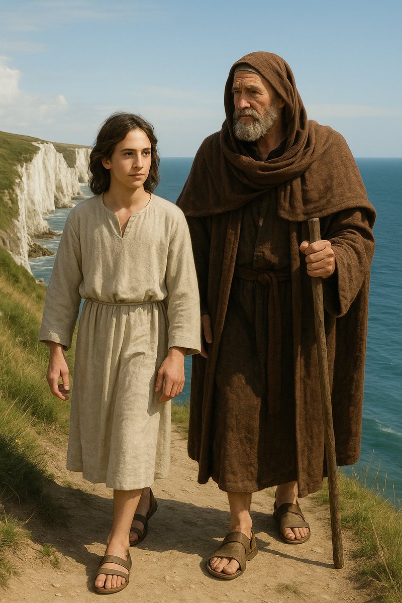 And did those feet,  in ancient time , walk upon England's mountains  green? ⛰️ 🏴󠁧󠁢󠁥󠁮󠁧󠁿 

It’s one of England’s oldest and most powerful legends - that Jesus Christ, in His youth, once walked upon English soil. That He came with Joseph of Arimathea, a tin trader, and journeyed through