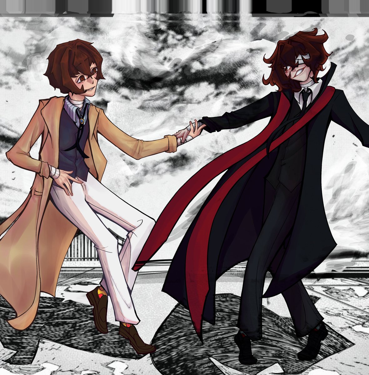 Atsu_enthusiast's tweet image. Holy mackerel, look at those mackerel!!
My first paid commission :3
#BSD #DazaiOsamu x #BeastDazai