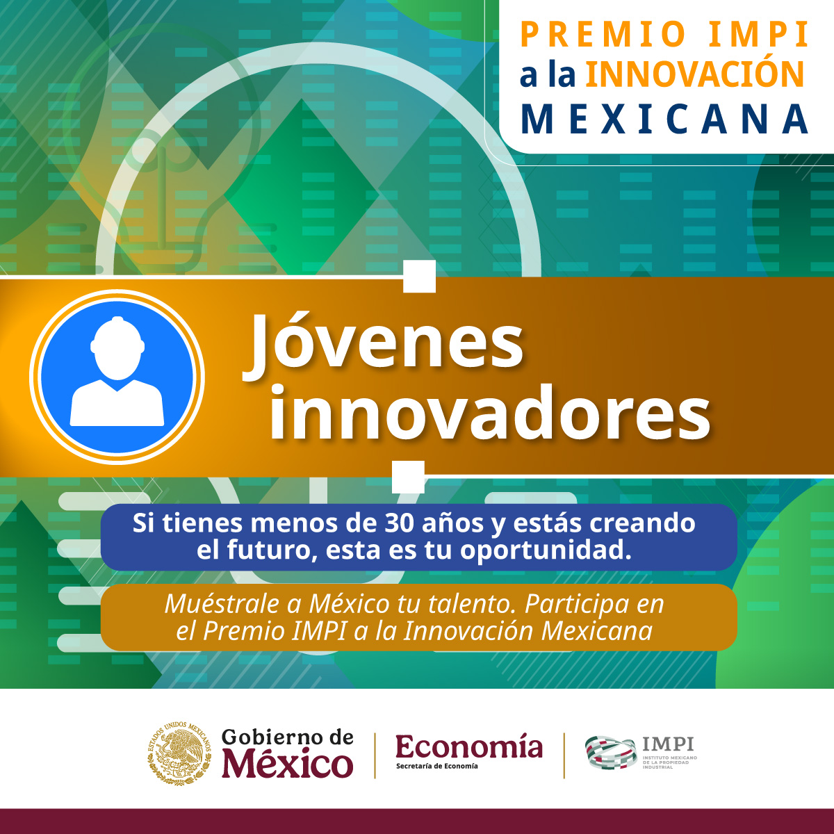 👩‍🔬👨‍💻 Si tienes menos de 30 años y creaste un invento, ¡hazlo brillar! México necesita tu talento joven.

Registra tu innovación y participa en el #PremioIMPI 👉 premioinnovacionmexicana.impi.gob.mx

#JóvenesInnovadores