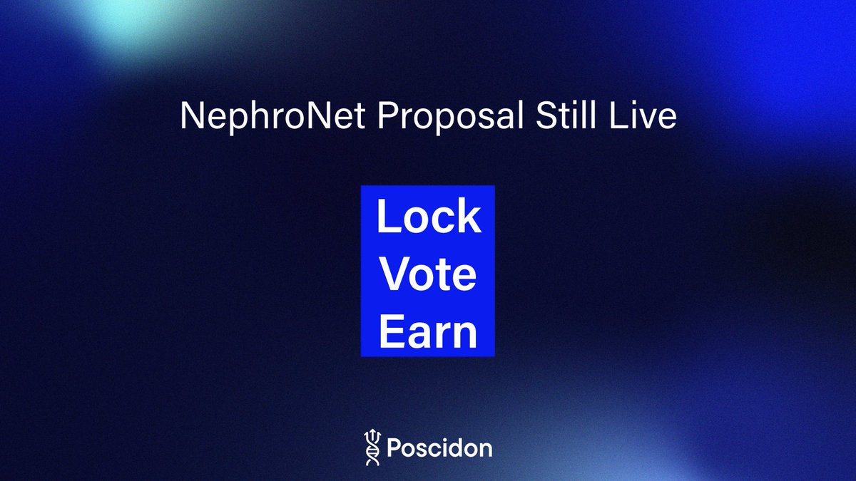 PoSciDonDAO's tweet image. ⏳ Less than 48 hours left to vote on NephroNet’s on-chain proposal!

We’ve boosted our commitment from $60K to $70K and secured 2% equity + 3% NephroNet revenues.

Head to the dApp and cast your vote! 🗳️