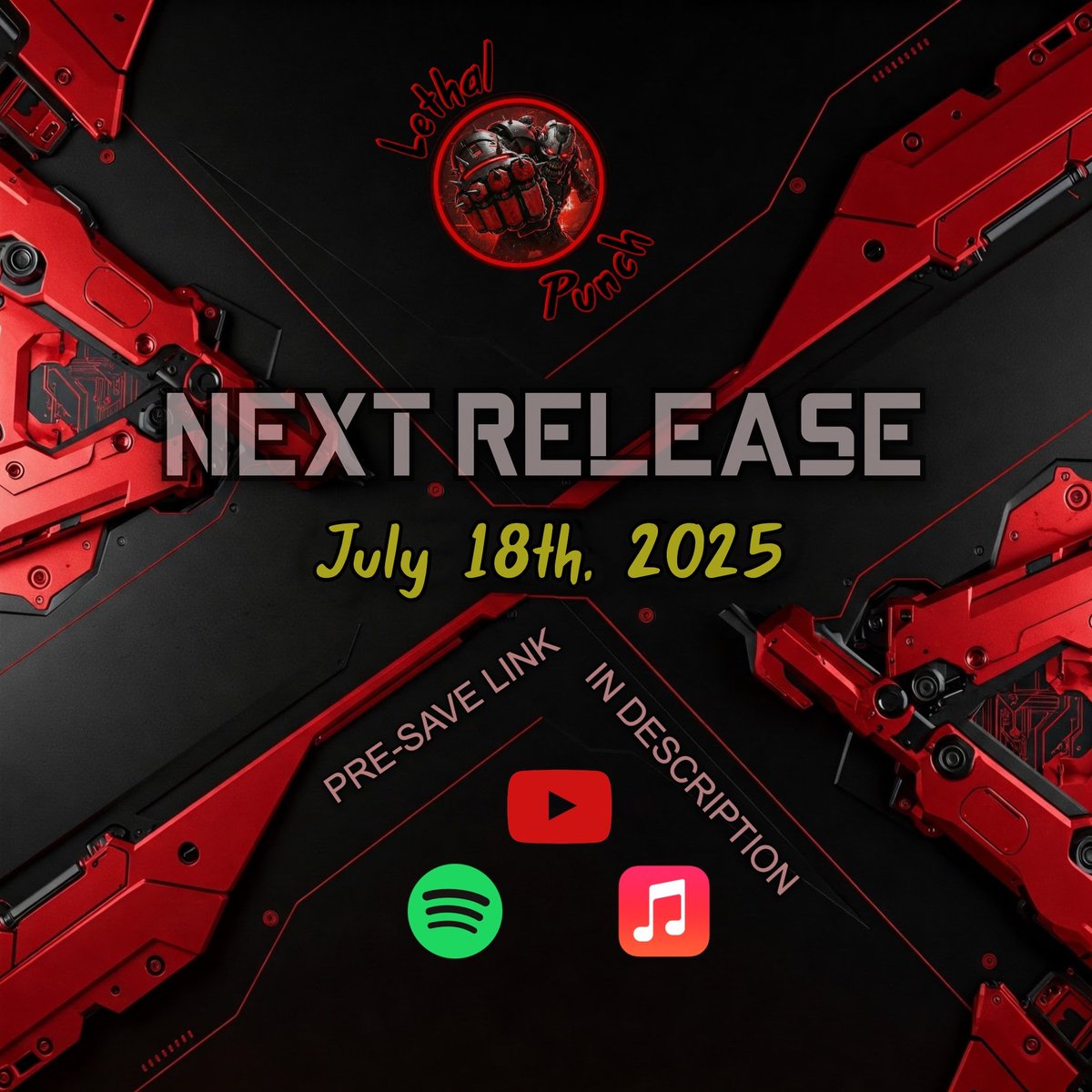 lethalpunchx's tweet image. Ask me for the PRE-SAVE link by DM 👊🏾
.
.
.

#cyberpunk #darksynth #synthmetal #metalwave #synthwave #darksynthwave #electro #industrial #metal #music #dark #wave #metalmusic #industrialmetal #cyberpunk2077 #synthwavemusic #retrowave #retrofuture #skull #cyborg