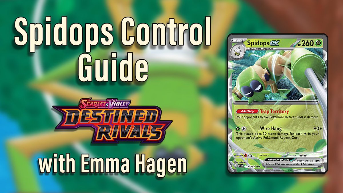 ProjArtemisPKMN's tweet image. Ready for the not-so-secret control deck of this format? @Littlesislatias has you covered in this article on Spidops ex!
Check it out: mfy.gg/guides/view/sp…
Unlock for $5 or for free by supporting our @TryMetafy group at our Fan tier!