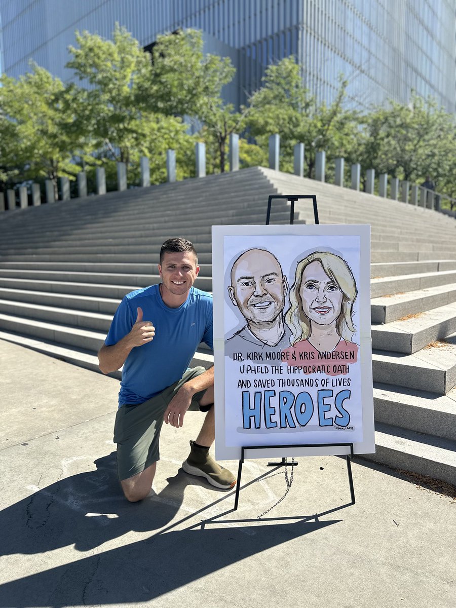 deejthechief's tweet image. Today, it was my honor to stand and support heroes that fought against tyranny during the Covid mandates.
“When tyranny becomes law, rebellion becomes duty!”
God bless Dr. Kirk Moore and Kris Andersen for the lives, careers, and children they protected.
•
•
•
@phil_lyman…