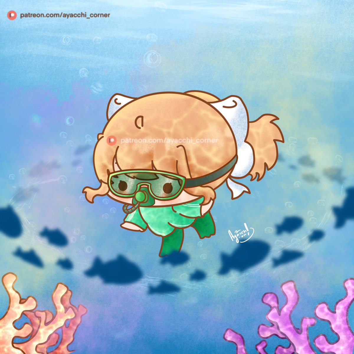ayacchi_corner's tweet image. Monika has been feeling outdoorsy~ 💚✨

#DDLC