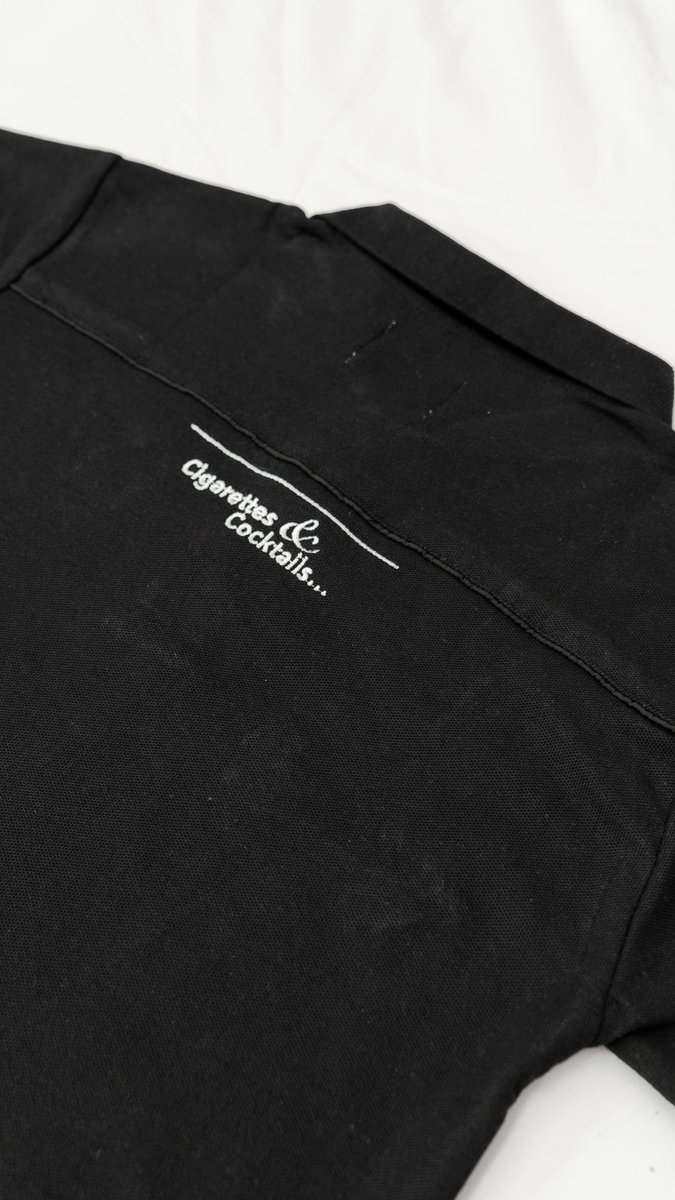 Cigarette &amp; Cocktail Polo 
July 18th, 2025. 
Pre Made.