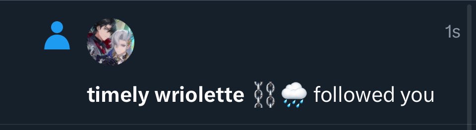 Oomf is timely wriolette apparently???