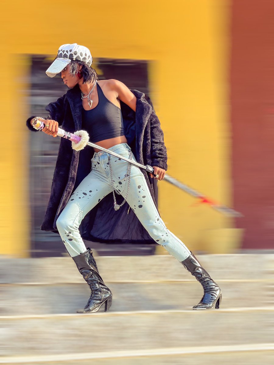 TGSTAR4EVER's tweet photo. Trafalgar Law but make it fashion. 🔥 

Shot by yours truly. 📸 

Location: 📍LASU https://t.co/OBTnF4ArzS