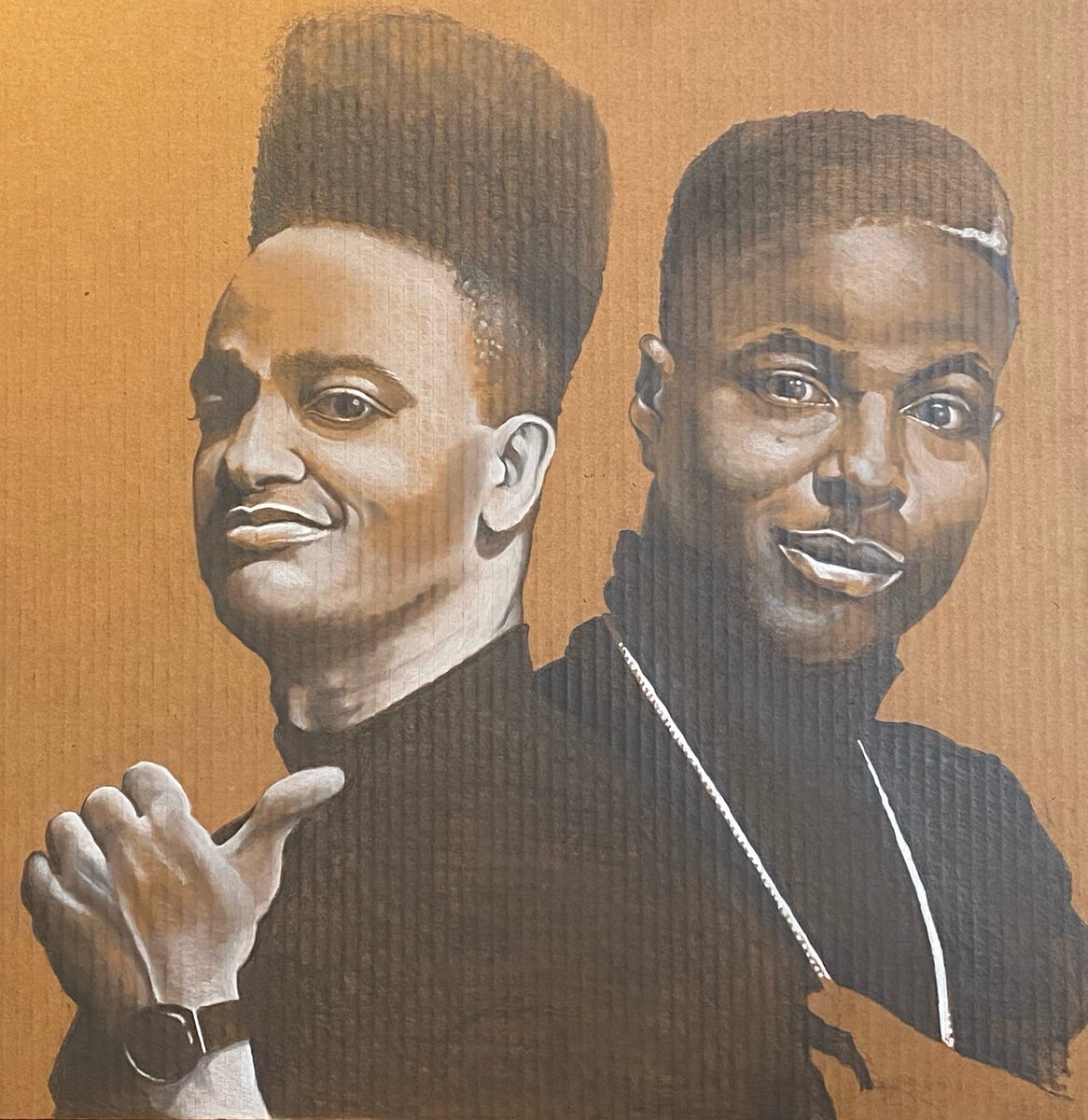 Andrew Katz (@ajkatzart) on Twitter photo ‘Kid ‘n’ Play’ - 24” x 24” - Graphite and White Charcoal on Cardboard - by <a href="/ajkatzart/">Andrew Katz</a>
<a href="/mADurgency/">mADurgency</a> <a href="/MrChuckD/">Chuck D</a> <a href="/hiphopgods/">HipHopGods</a> <a href="/RockTheBells/">Rock The Bells</a> <a href="/HipHopAllDayy/">Hip Hop All Day</a> ‘Kid ‘n’ Play’ - 24” x 24” - Graphite and White Charcoal on Cardboard - by <a href="/ajkatzart/">Andrew Katz</a>
<a href="/mADurgency/">mADurgency</a> <a href="/MrChuckD/">Chuck D</a> <a href="/hiphopgods/">HipHopGods</a> <a href="/RockTheBells/">Rock The Bells</a> <a href="/HipHopAllDayy/">Hip Hop All Day</a>