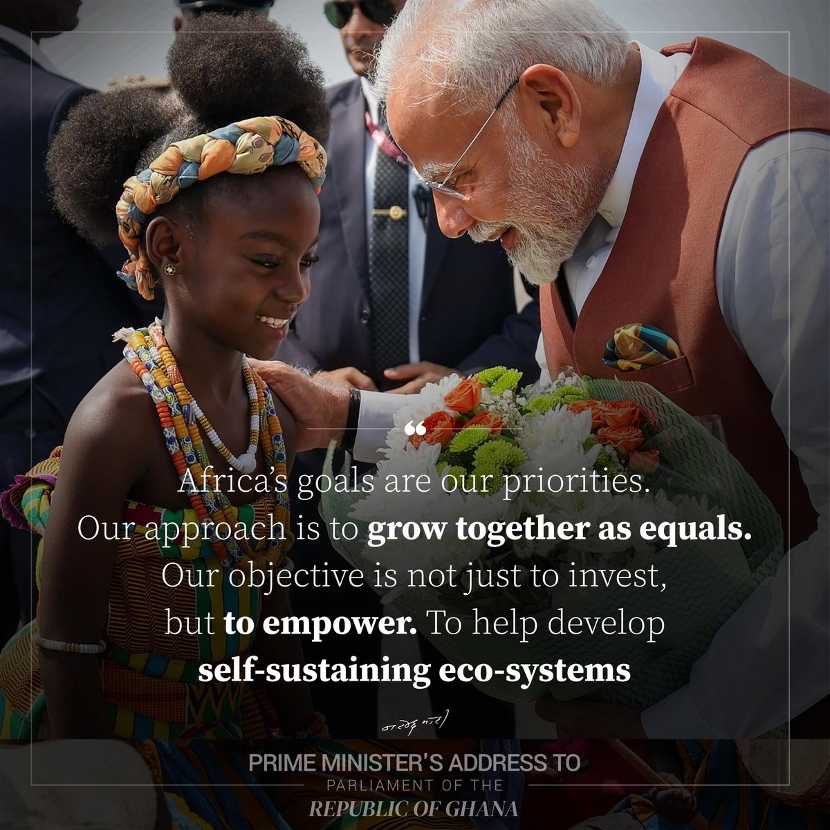 India in Rwanda (High Commission of India, Kigali) (@indiakigali) on Twitter photo Intego za Afurika ni zo zacu. Uburyo dukoresha ni ukugendera hamwe nk’abangana. Intego yacu si ugushora imari gusa, ahubwo ni uguteza imbere. Kugira ngo dufashe kubaka uburyo bwihariye bwiterambere burambye.
<a href="/narendramodi/">Narendra Modi</a> <a href="/PMOIndia/">PMO India</a> <a href="/MEAIndia/">Randhir Jaiswal</a>
#IndiaRwanda
🇮🇳🇷🇼 Intego za Afurika ni zo zacu. Uburyo dukoresha ni ukugendera hamwe nk’abangana. Intego yacu si ugushora imari gusa, ahubwo ni uguteza imbere. Kugira ngo dufashe kubaka uburyo bwihariye bwiterambere burambye.
<a href="/narendramodi/">Narendra Modi</a> <a href="/PMOIndia/">PMO India</a> <a href="/MEAIndia/">Randhir Jaiswal</a>
#IndiaRwanda
🇮🇳🇷🇼
