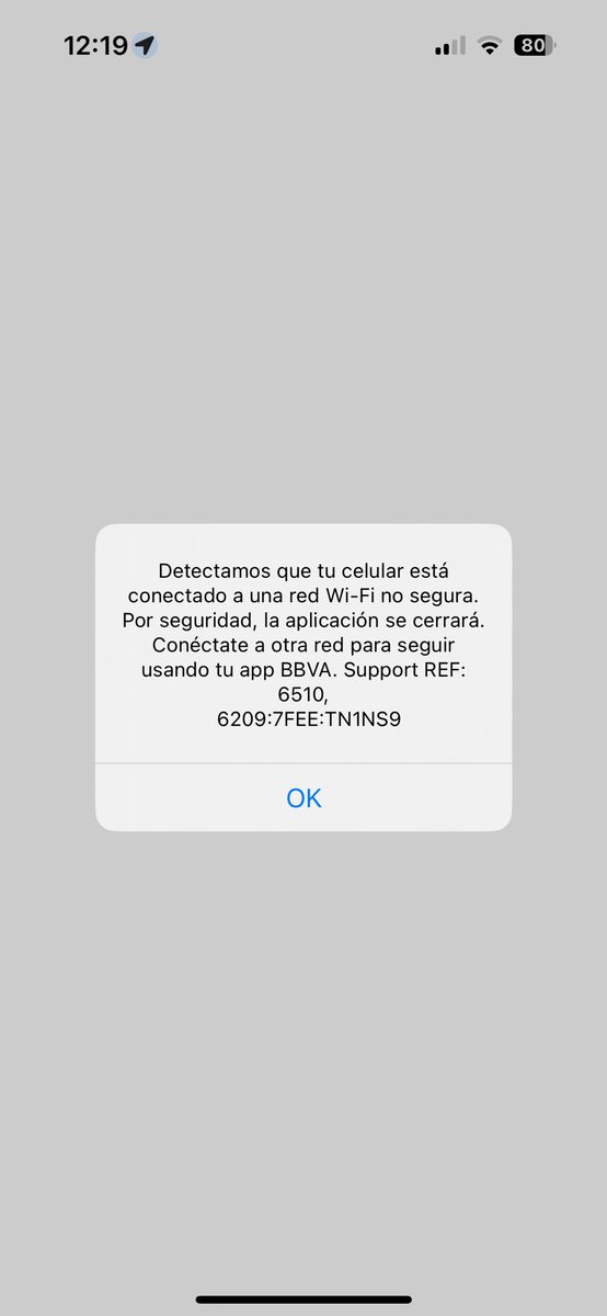 Yaeritzco's tweet photo. En verdad ya me preocupo, ni para sacar mi dinero de su mugroso banco no permite entrar ya estoy con la #VPN de segura de #Norton y la #App de #BBVA sigue marcando que la red no es segura, apúrate a soluciona #Bancomer al menos en #iOS no permite entrar https://t.co/AF9GFvUraT