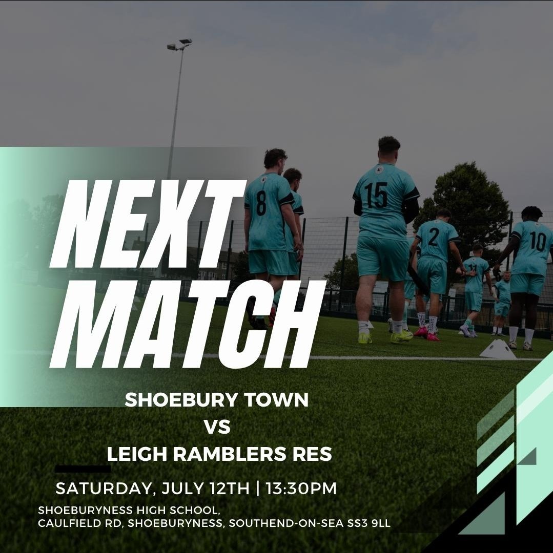 ShoeburyTownFC's tweet image. Another game to get up to speed. Put into practice what we are working hard towards. We take on Leigh Ramblers Reserves tomorrow at Home. Looking forward to this one. @TonyIncenzo @eofl @EssexCountyFA @RJJP24
#NewBeginnings #UpTheTown⚫️⚪️🟢⚽️