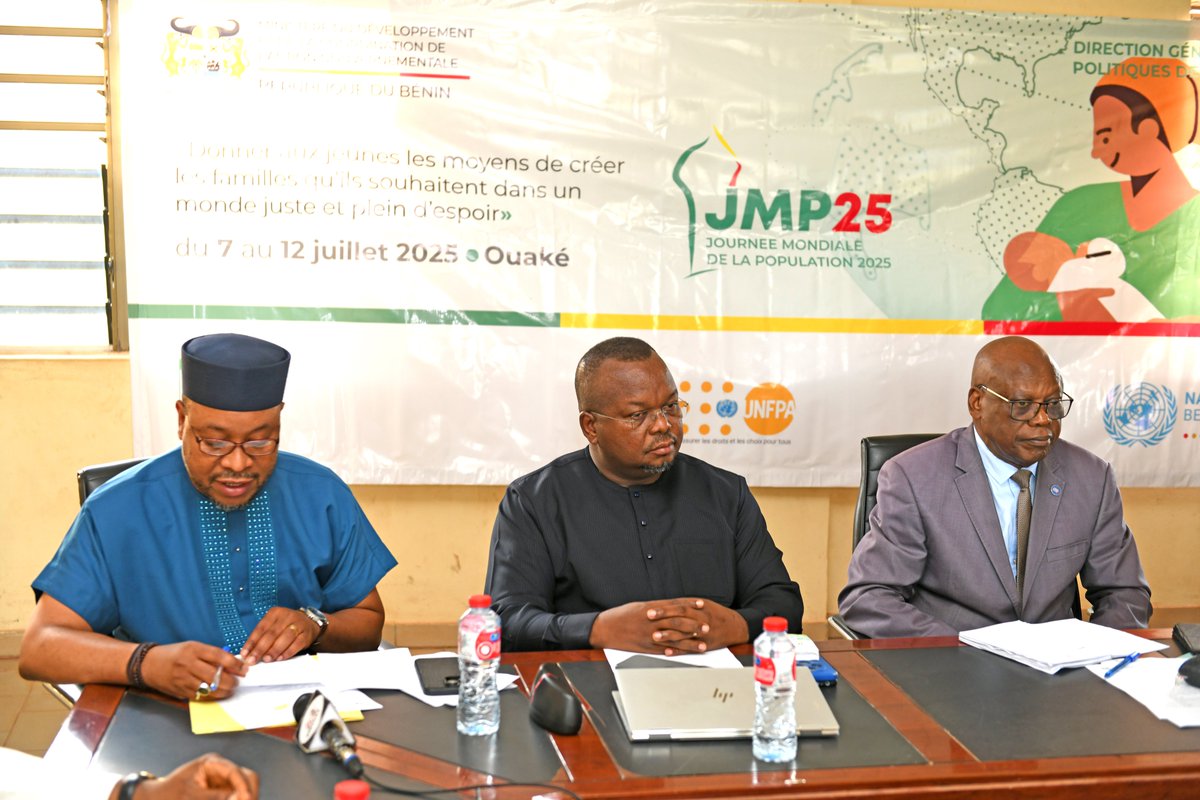 unfpa_benin's tweet image. 🚨EXCLUSIVITE!!
Dans le cadre de la #SemaineDeLaPopulation, Ouaké accueille la 2ᵉ session 2025 de la Commission Nationale de Population, avec l’appui de @unfpa_benin. Un cadre stratégique pour renforcer les politiques en matière de population et développement.
#WPD2025