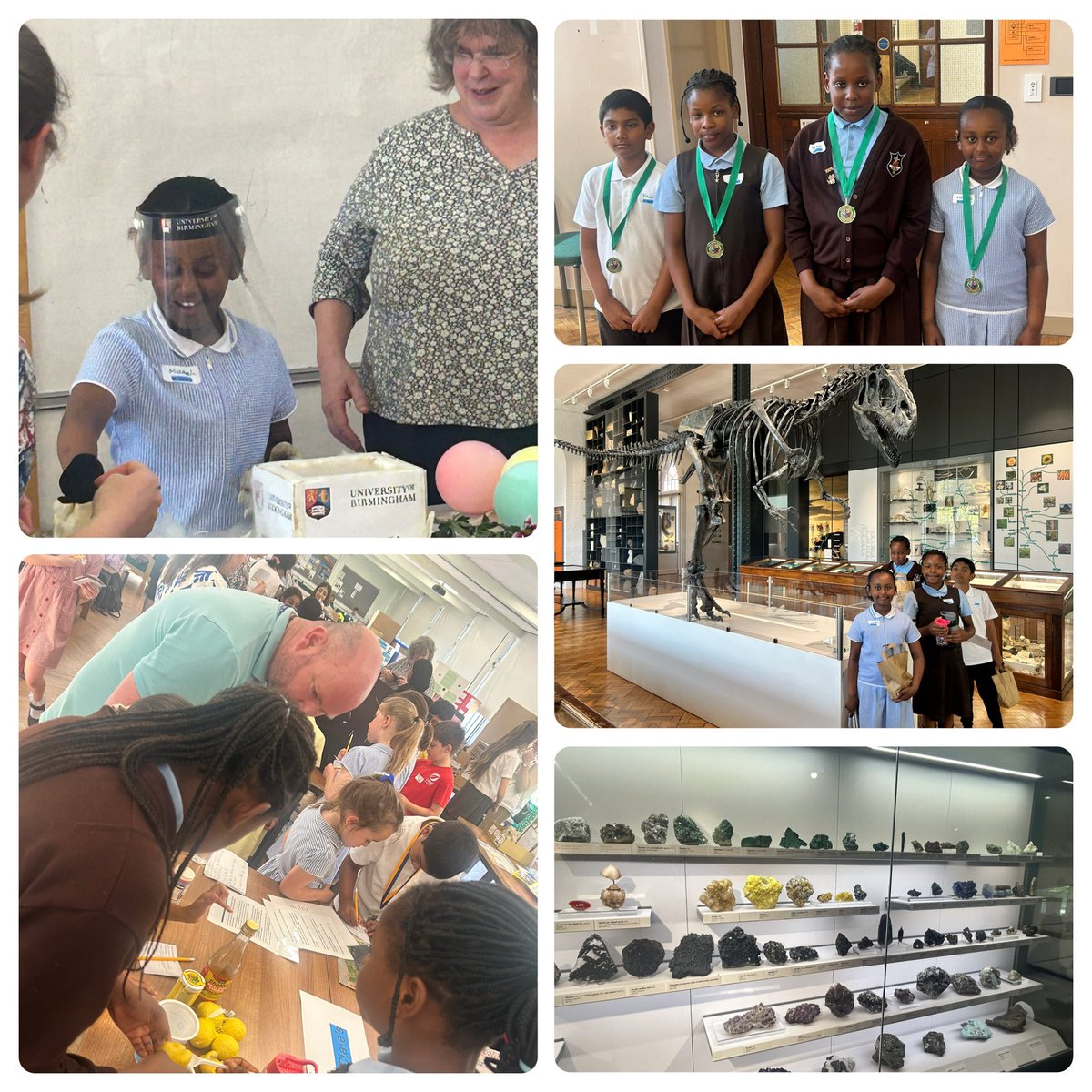 A wonderful trip to the University of Birmingham for our science project winners. Children had the opportunity to showcase their wonderful learning and even visited the Lapworth Museum of Geology! #science #ogdentrust #experiments