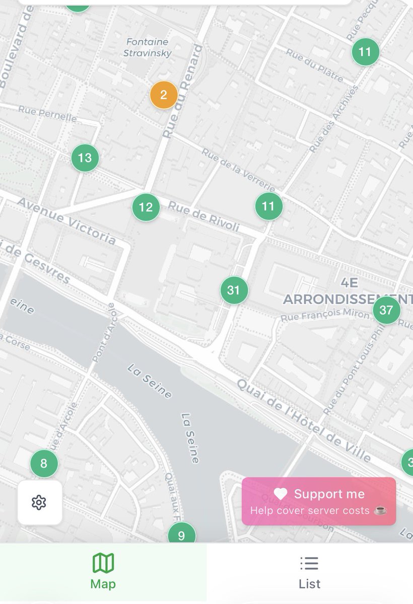 Reelwens's tweet photo. 📢 Utilisateurs velib :

Une app incroyable créé par un particulier pour trouver les velib qui fonctionnent autour de soi 🚲 https://t.co/Dc4aXhS4UY