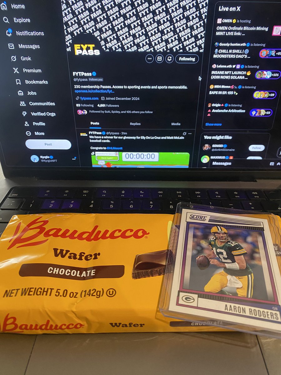 Another happy holder receiving some small gifts for holding <a href="/fytpass/">FYTPass</a> <a href="/KyrgioNFT/">Kyrgio</a> 

Only the beginning 👀🔥