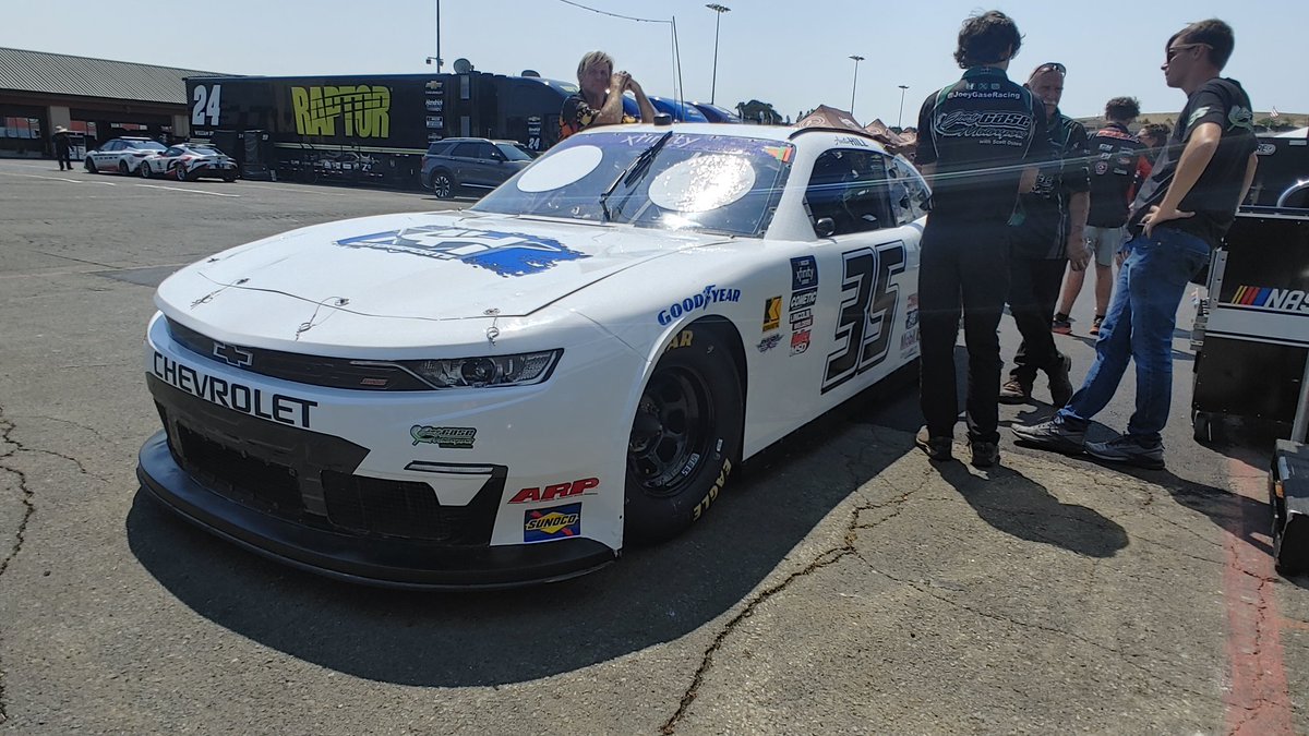 LASTCARonBROCK's tweet photo. The No. 35 for Austin J. Hill, seeking his NASCAR debut for @J_G_Motorsports @RaceSonoma https://t.co/8z4RwvwvbH