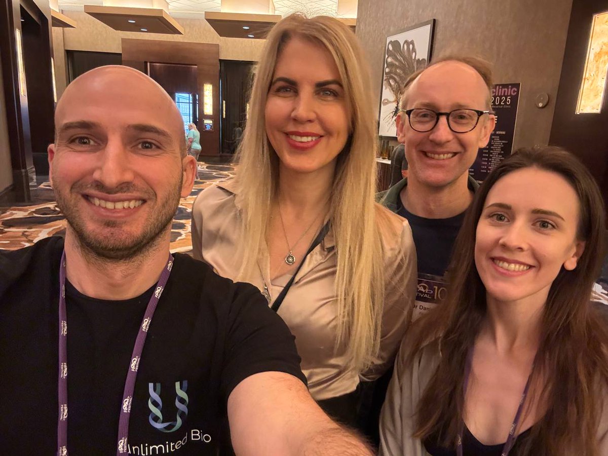 UnlimitedBio's tweet image. Ivan and Anna are in great company at RAADfest 2025 in Las Vegas. Don't miss Anna's keynote speech on Saturday evening!