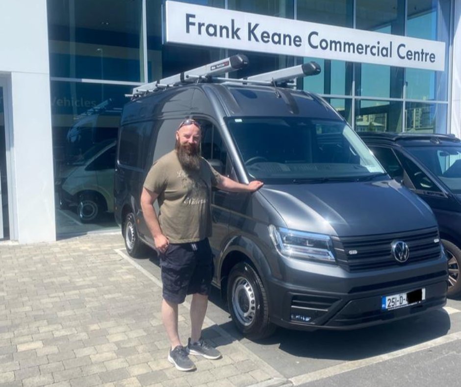Another happy commercial vehicles customer 

Congratulations to Alan from Talbot Plumbing &amp; Heating who picked up his new Crafter van recently

#vwcv #crafter #vw #frankkeane #volkswagen
