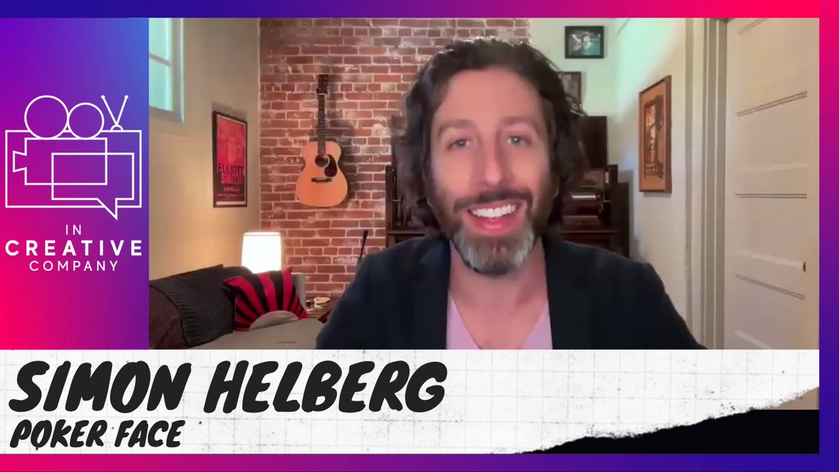 theincreativeco's tweet image. “You have the advantage of everything that you'd built into the character already,”
Simon Helberg talks about returning to Poker Face for season 2 and his admiration for the writing on the anthology series.
Watch the full conversation here: youtu.be/hBPWjfLS-5Q