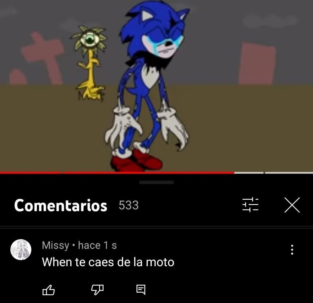 Pasen comics de Sonic.EXE o variaciones para un video. Los comics pueden ser oficiales o hechos por fans. (IMAGEN PARA LLAMAR LA ATENCIÓN)