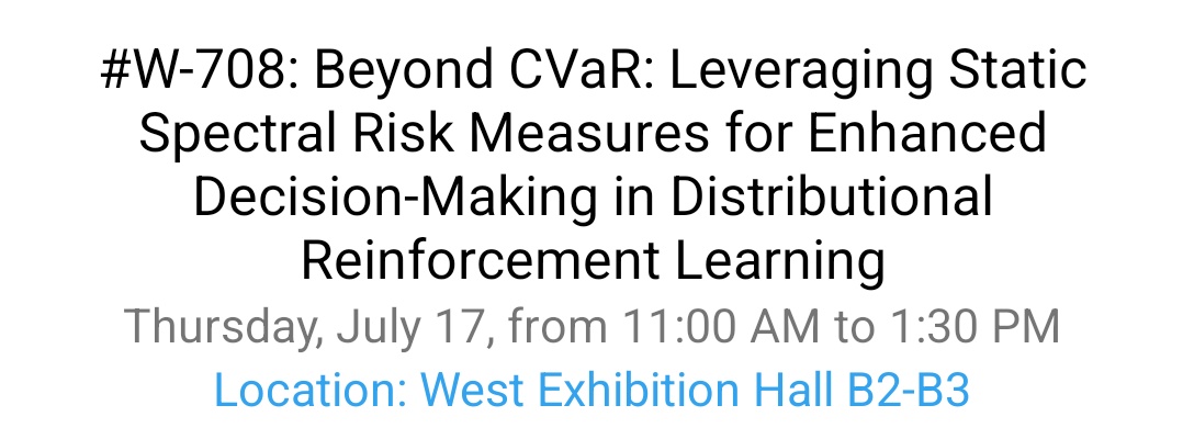 I’ll be at #ICML2025 and would love to connect and chat about everything RL. Feel free to reach out if you’re around!