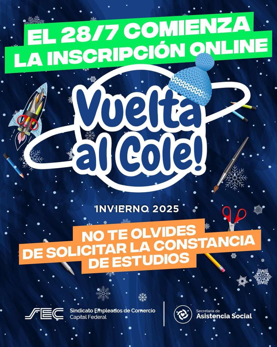 Gracias a nuestro sindicato de empleados de comercio SEC de capital federal. Por seguir ayudando a nuestros hijos y a compañero.Que esté estudiando 💯💪. <a href="/BuffonePablo/">Pablo Buffone</a> <a href="/CarlosPerezSEC/">Carlos Pérez</a> <a href="/Montesinocarlo1/">Montesino carlos</a> <a href="/VaneRamos1402/">Vanesa Ramos</a> <a href="/gabyfranch77/">El PELA 85 🌶️</a> <a href="/Sebasju158/">Sebasjuarez</a> <a href="/carniza25/">ruben romero</a> <a href="/Pompeya63/">Lucasyami Delegados</a> <a href="/Arturogordill0/">Arturo</a>
