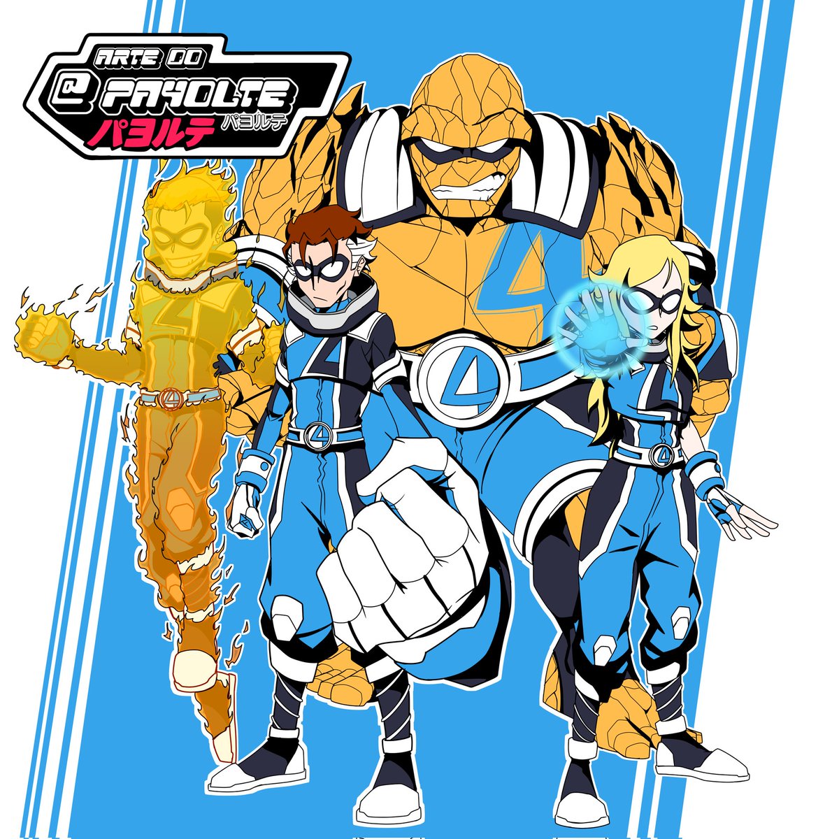 Pay0lte's tweet image. The Fabulous Fantastic Four redesign
#QuartetoFantástico #FantasticFourFirstSteps #Marvel