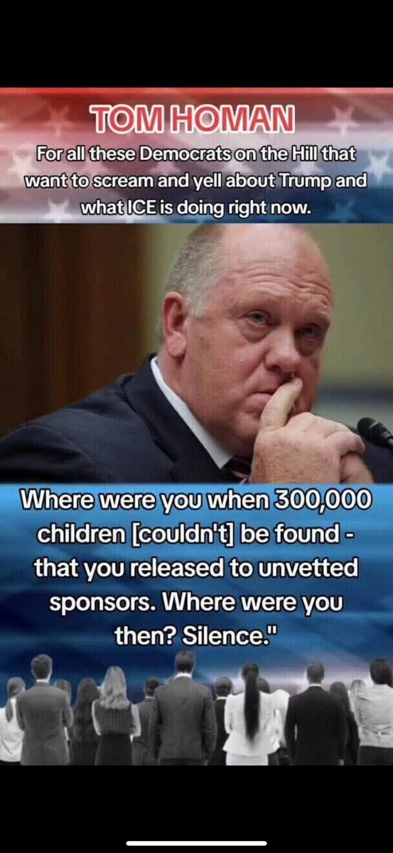 <a href="/AOC/">Alexandria Ocasio-Cortez</a> When Biden was in office with Camela Harris, did you even care about what’s going on with these illegals when these kids were missing how many kids?