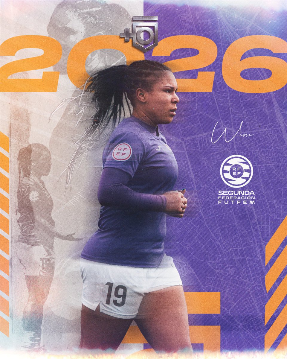 #Wini2026 ✍️
Sigue la jefa del área.🎯

Wini renueva hasta 2026 tras una temporada inolvidable, con dos goles en el partido del ascenso.

Velocidad, garra y gol para la Segunda Federación.